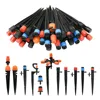 90/180/360° Gardens Adjustable Drip Irrigation Sprinkler Misting Nozzles on 13CM Stake Dripper Inserting Ground Sprayer 6