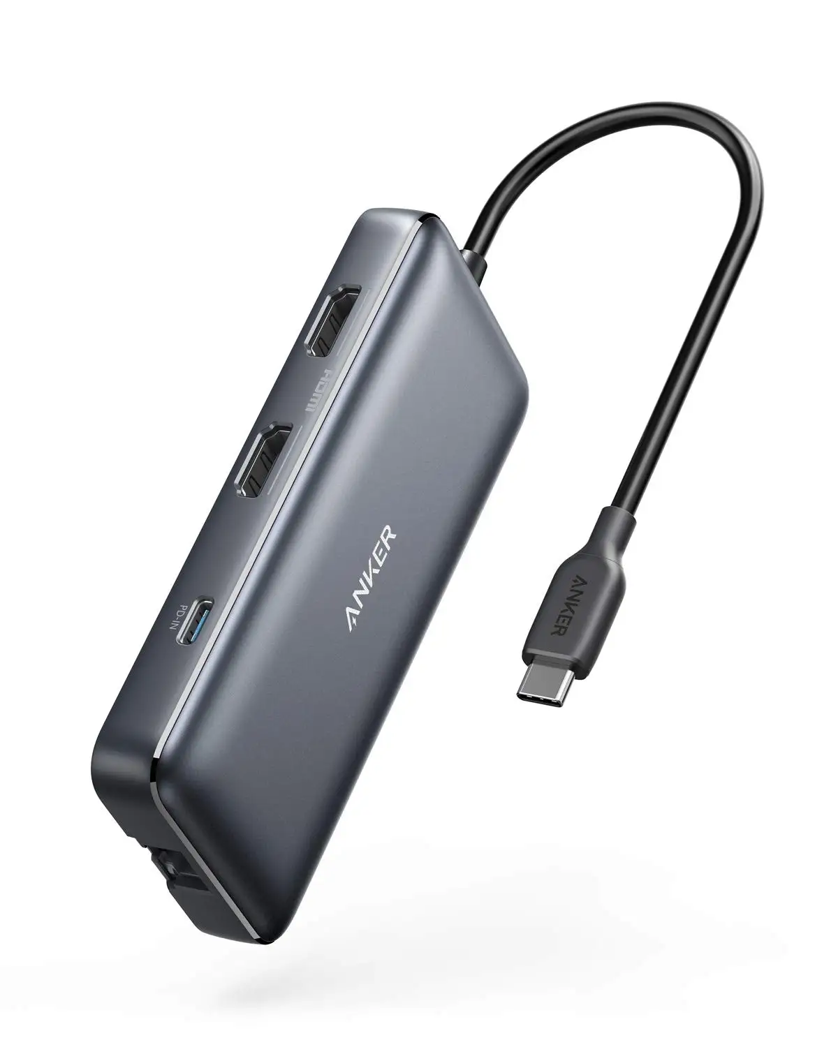 Anker USB C Hub, PowerExpand 8-in-1 USB C Adapter, with Dual