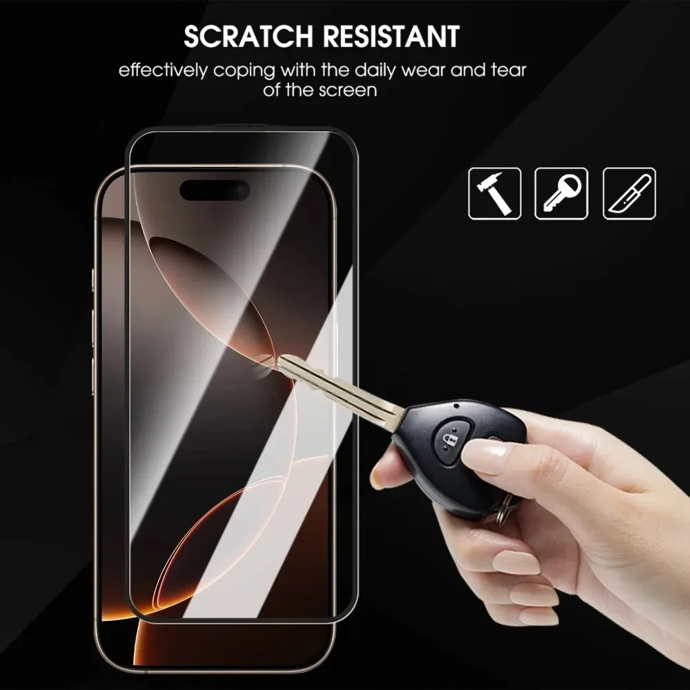 Premium Anti-Spy Privacy Screen Protector with Dust-Free Installation – Tempered Glass, Full Coverage