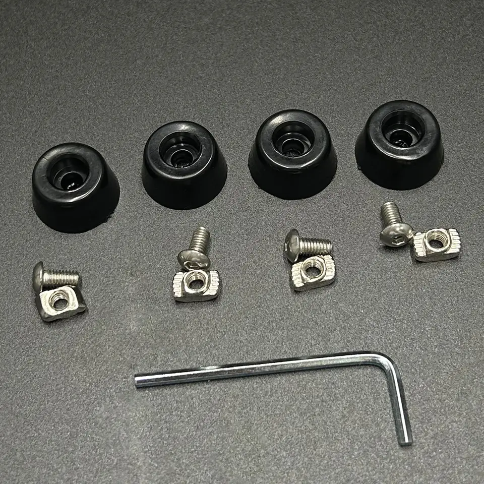 3D Printer Part 4/8 Set Antivibration Feet For Anti-vibration Rubber Landing Mat Feet For Lab X1 P1P Ender 3 CR10 3D Printer image 5