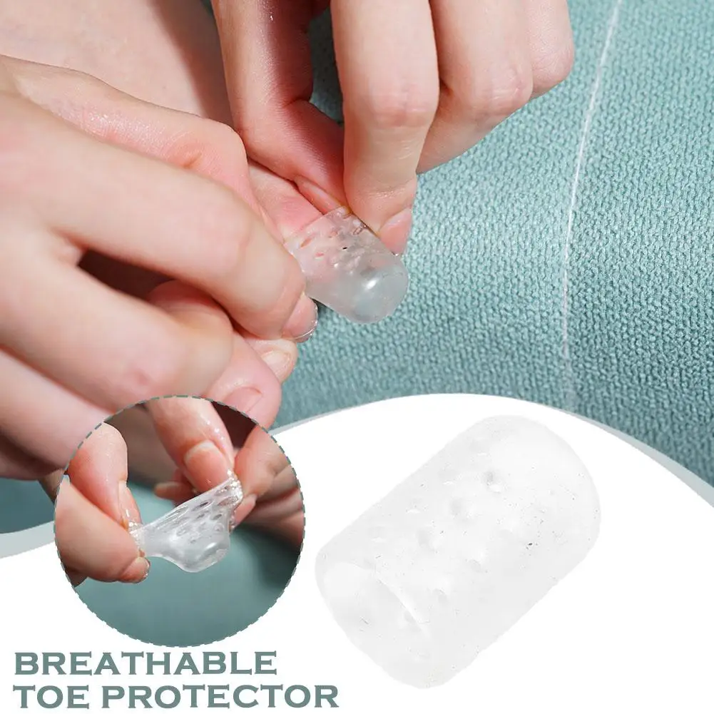 

1pcs Resin Little Toe Protectors Corns Blisters Corrector Care Toe Bunion Breathable Sleeve Pads Tools Bone Support Brace U0Y0