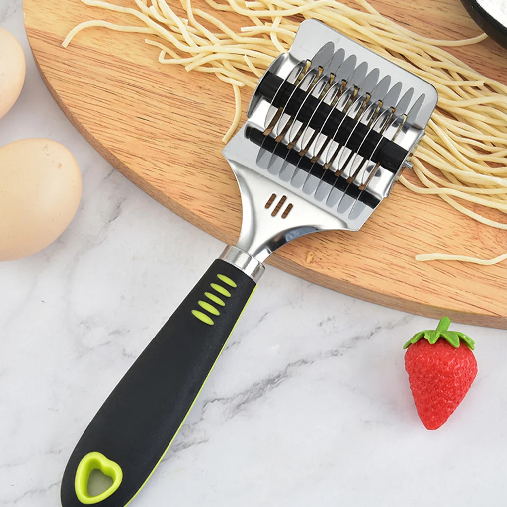 Noodle Lattice Stainless Steel Roller Pasta Maker Kitchen Cooking