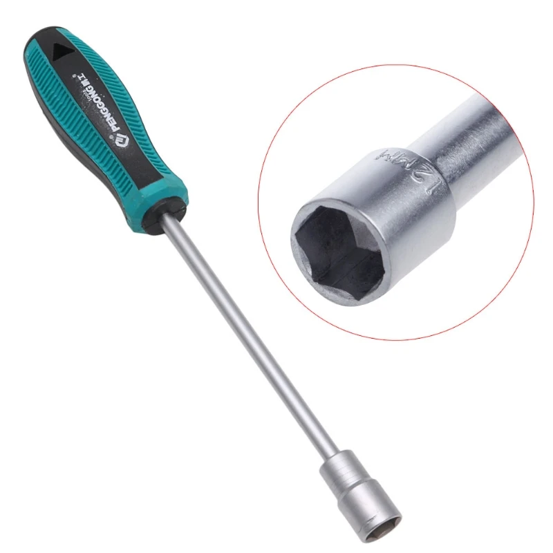 홈 장식 소켓 드라이버 렌치 육각 너트 키 너트 드라이버 손 도구 6mm 부품