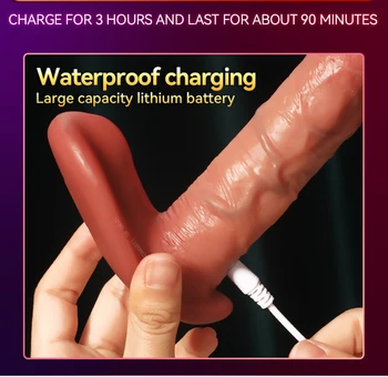 Wireless Remote Wearable Dildo Telescopic Vibrator Vaginal G spot Thrusting Sex Climax Clitoris Stimulation Adult Toy Products 5