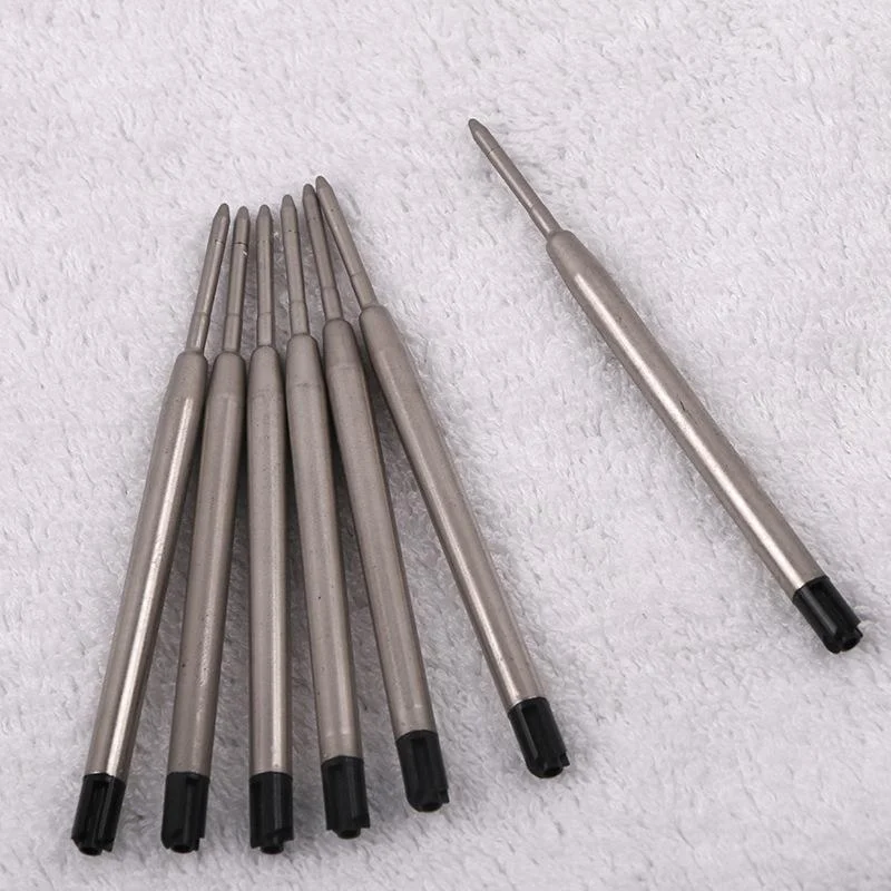 Ballpoint Ink Refills Metal Pen Refill Parker Pen Roller Compatible Cross 5Pcs ballpoint pen refill