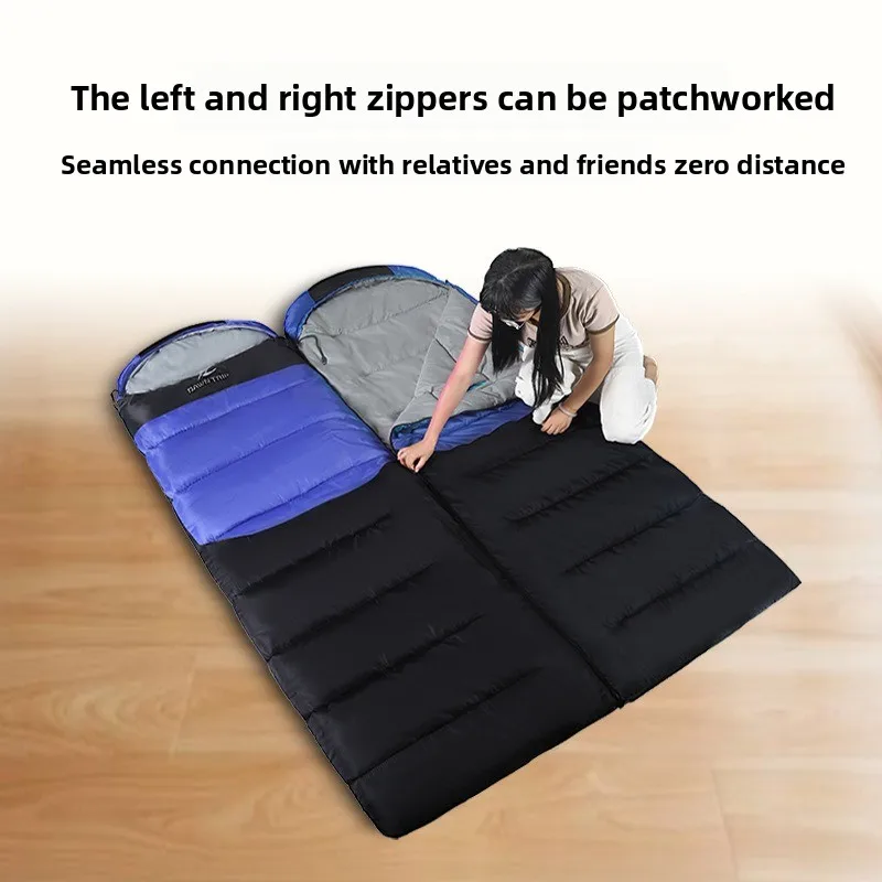 Heated Down Cotton Sleeping Bags USB Power Supply Backpacking Lightweight Waterproof Gear Equipment for Outdoor Travel Hiking