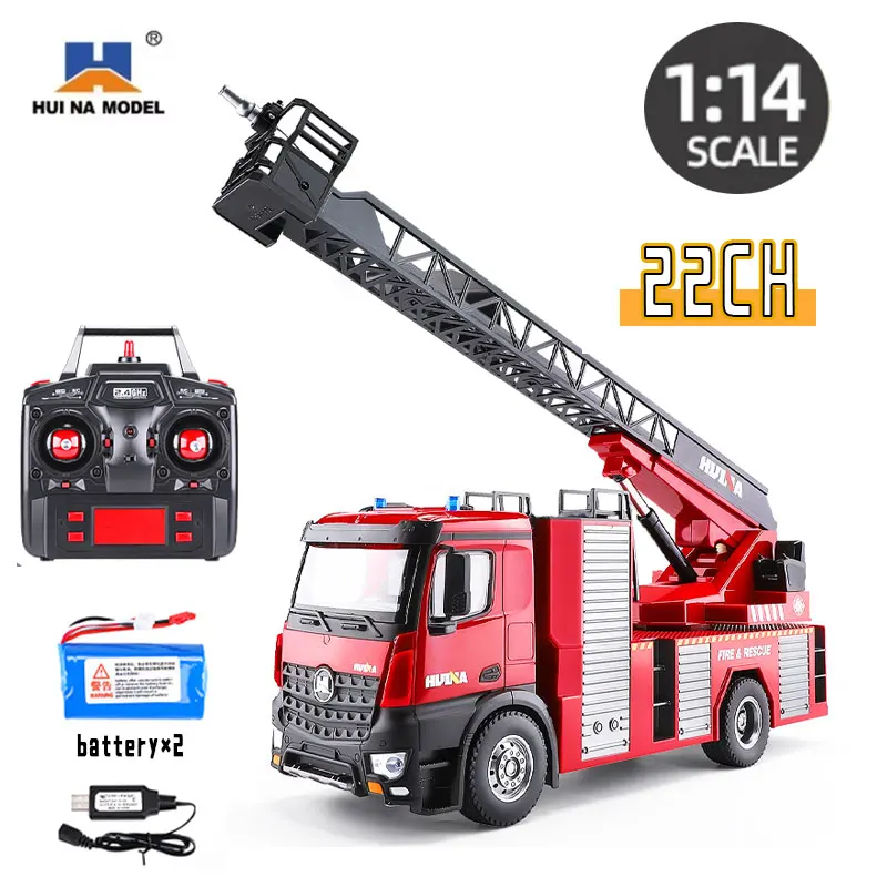 RC Fire Truck HuiNa 1/14 Scale Remote Control Fire Truck - R/C Model ...