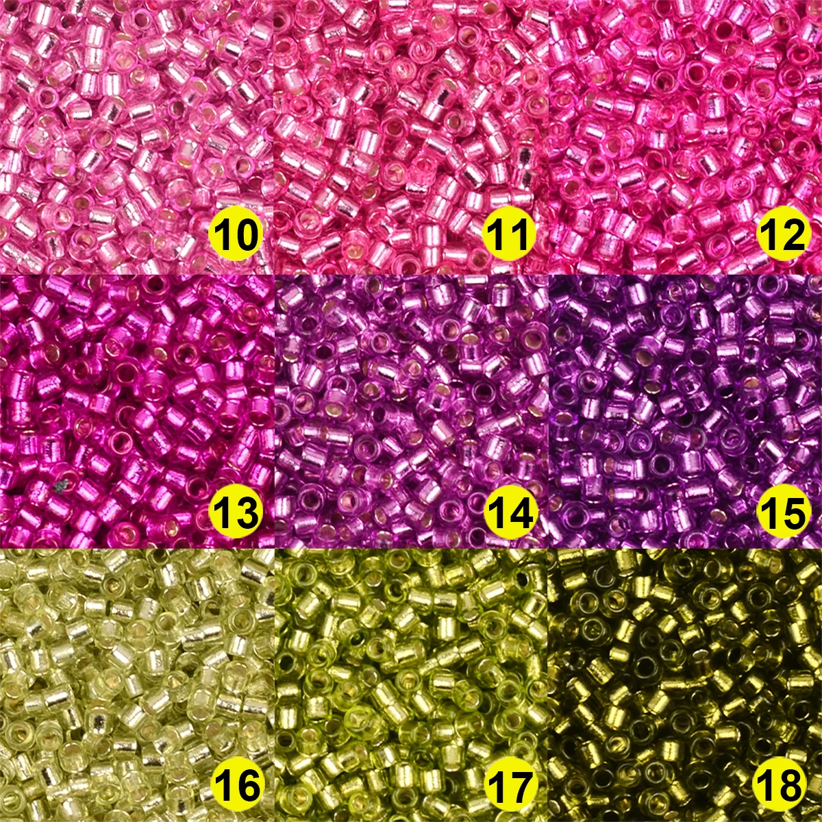 2.2x1.2mm Transparent Japan Tube Glass Beads 10/0 Uniform Seed Beads for  Jewelry Making