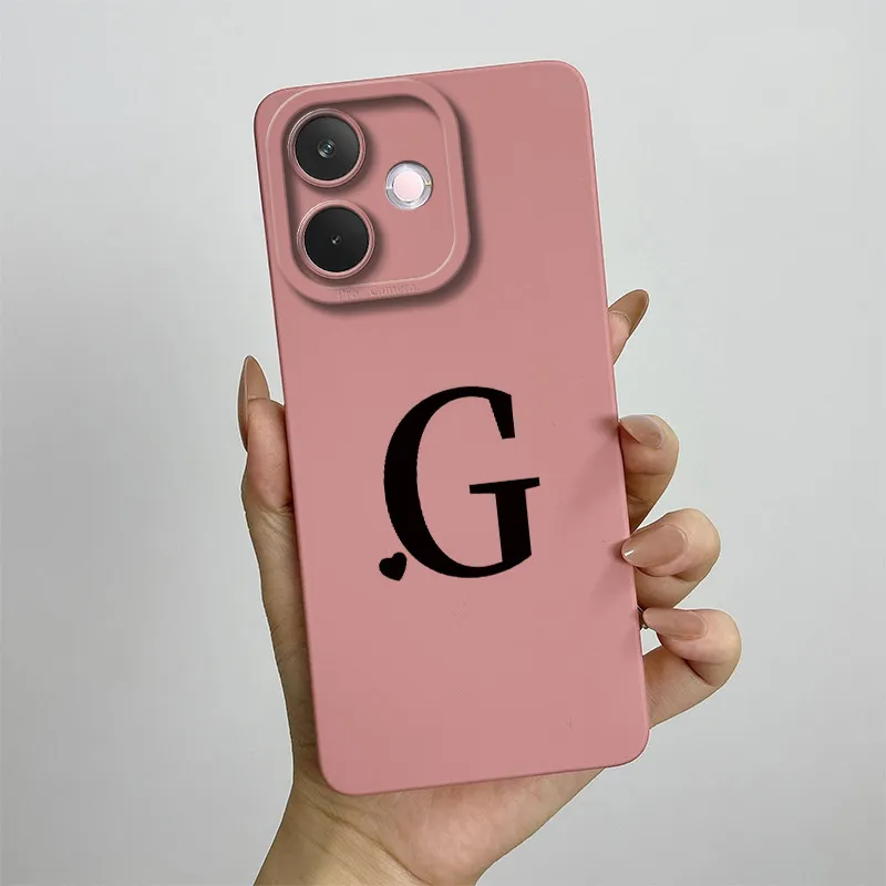 Luxury Letters Soft Slim Silicone Anti-Drop Protective Phone Case
