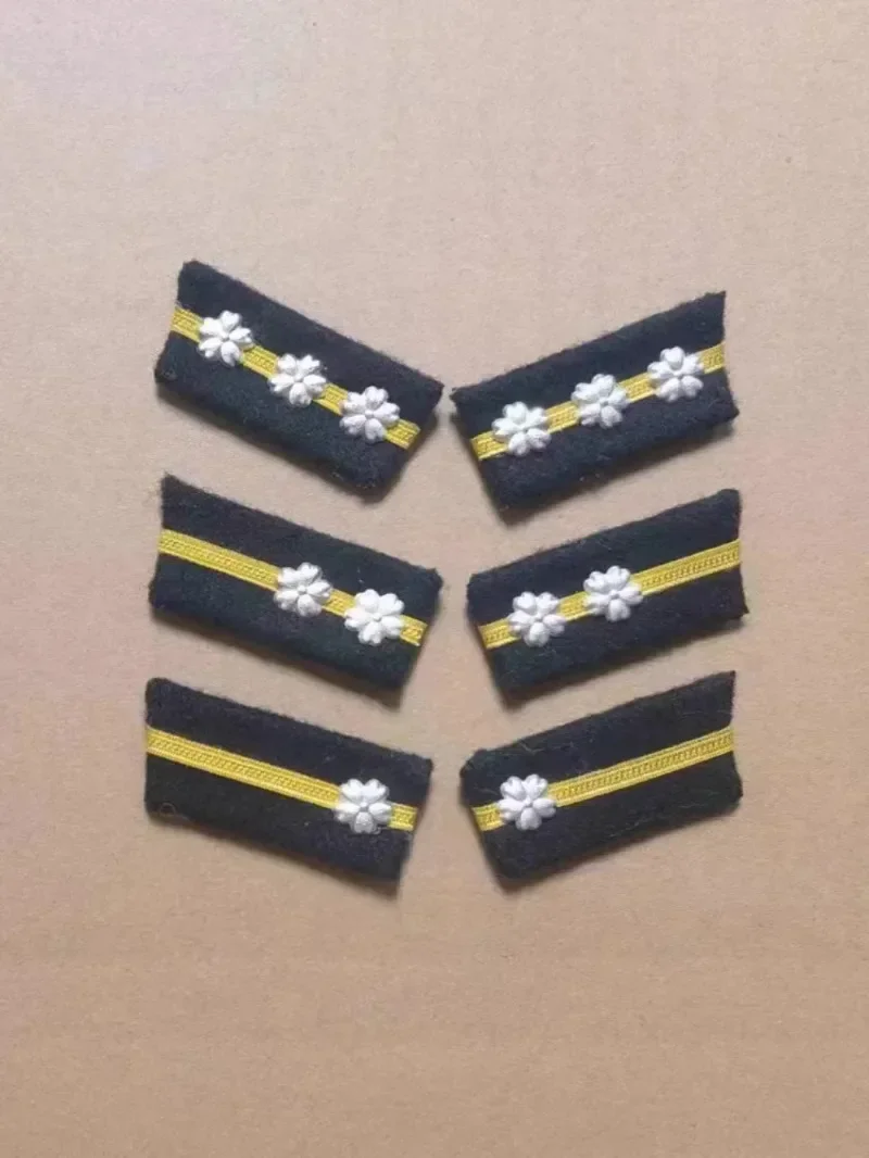 tomwang2012.Reproduction WW2 WWII Japanese Navy Lieutenant Uniform Collar Rank Bar Military War Japan