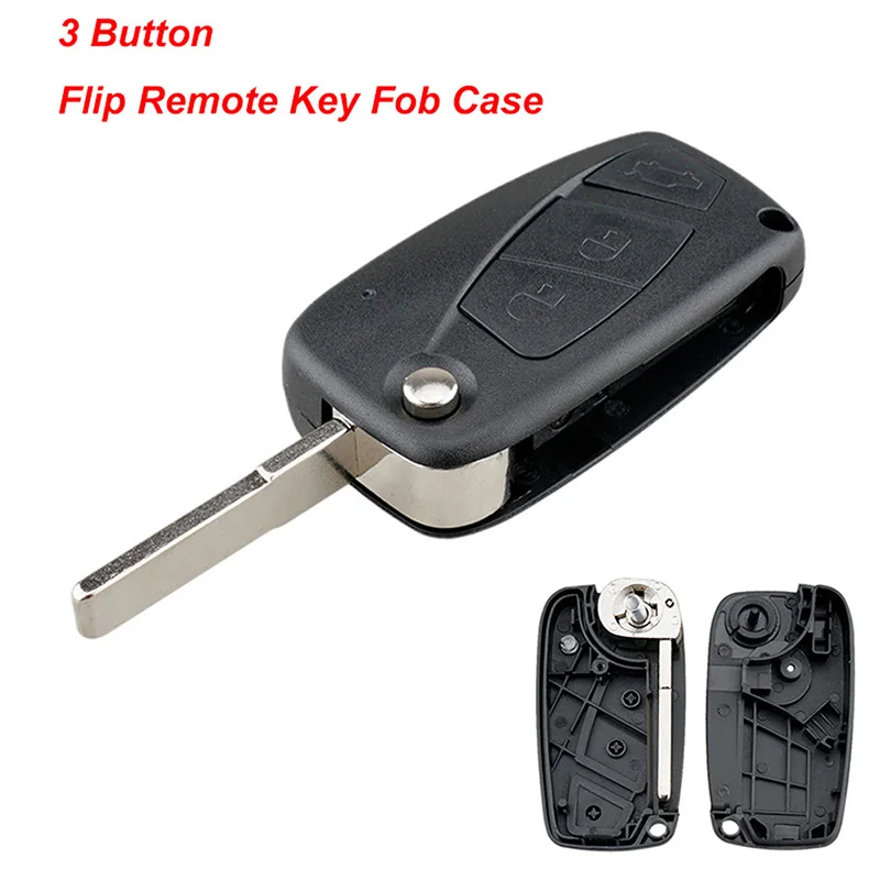 3 Pulsanti Sip22 Car Remote Key Case Cover Key Shell Per Fiat Ducato Idea Punto Panda Stilo Bravo Grande Accessori Di Ricambio