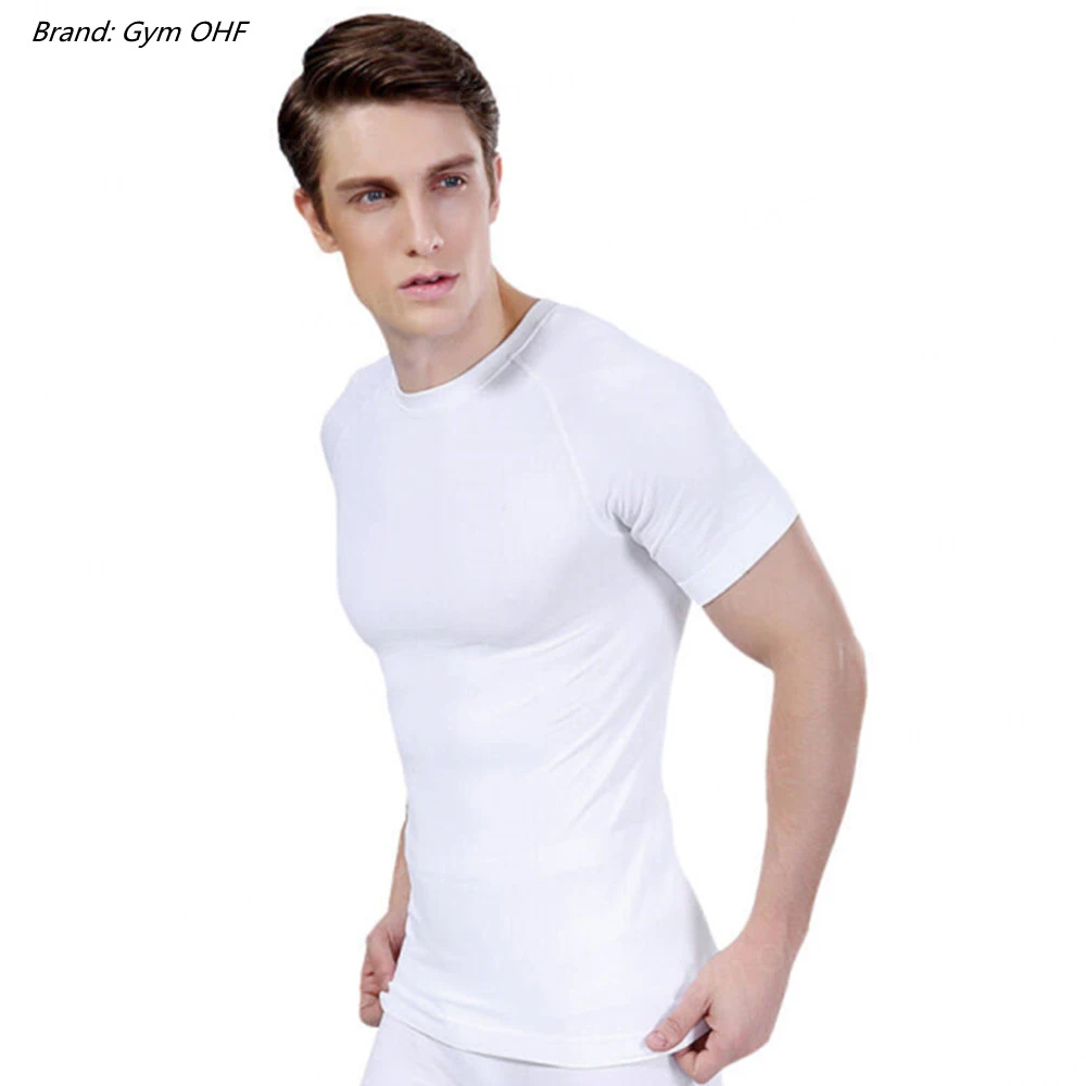 Jerseys Men Gym Fitness Sports Mma Exercise Training Man T-shirt Work Out Compression Rashguard  Jiu Jitsu T Shirt Men Shirts