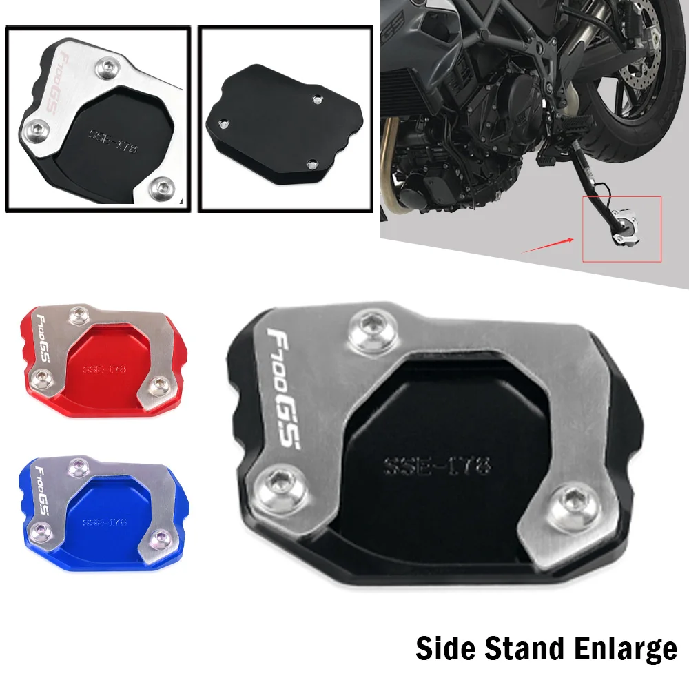 

For BMW F700GS F700 GS F 700GS F 700 GS 2012-2021 Motorcycle Foot Side Stand Enlarger Plate Kickstand Enlarge Extension Parts