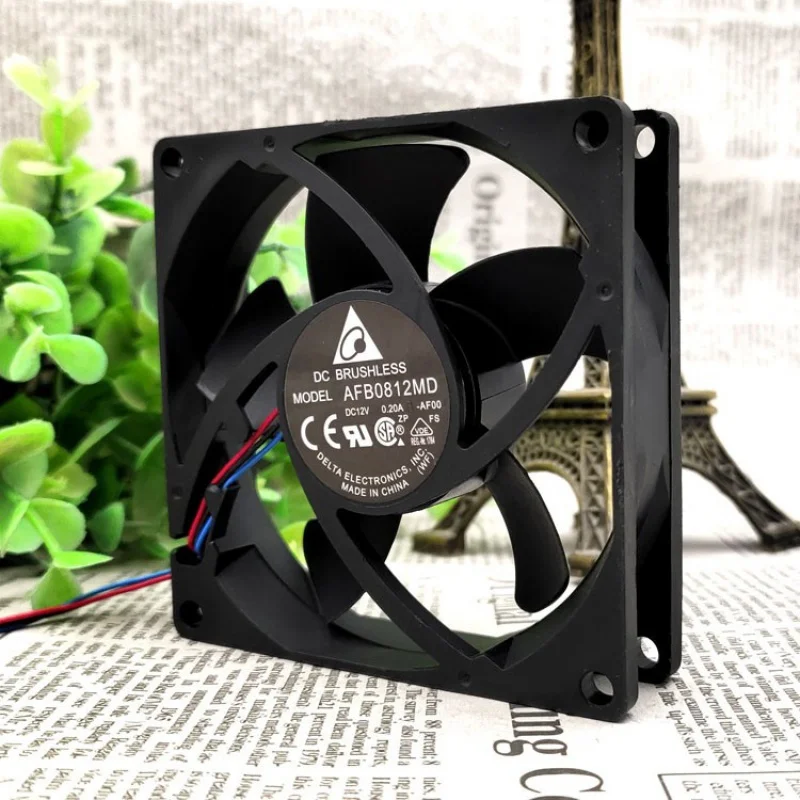 

Afb0812md 8020 DC 12V 0.20a Computer CPU Four-Wire 8cm Cooling Fan