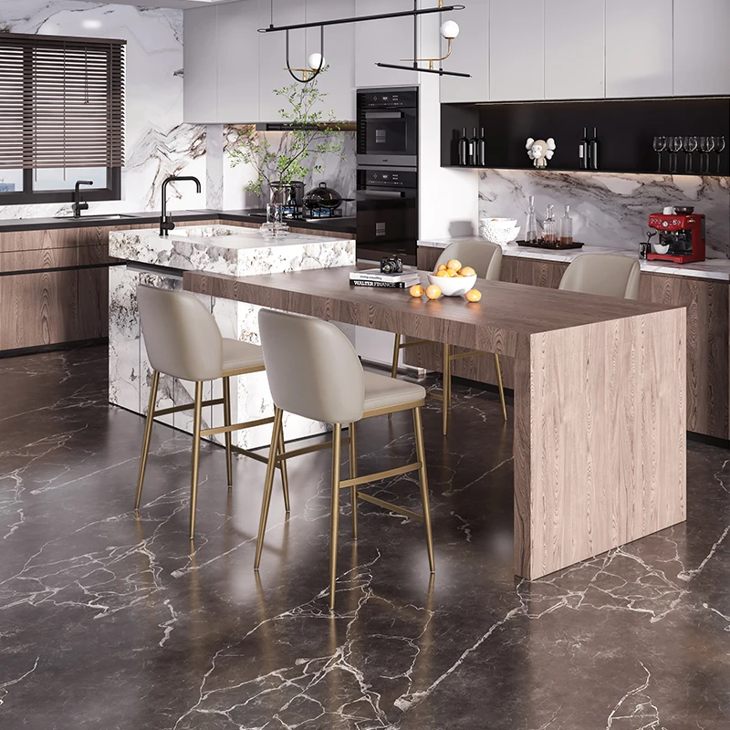 Backrest Adjustable Bar Stool Reception Modern Adjustable Leather Bar Stool Free Shipping Gaming Tabourets De Bar Home Furniture