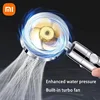 Xiaomi 360° Rotation Turbo Shower Head Handheld High Pressure Water Saving Spray Showerhead Filters Bathroom Accessories 2