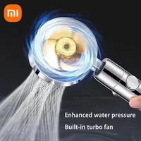 Xiaomi 360° Rotation Turbo Shower Head Handheld High Pressure Water Saving Spray Showerhead Filters Bathroom Accessories 2