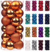 24/36 Pcs Christmas Balls New Year Party Decoration Xmas Tree Ornaments Christmas Hanging Ornament Home Decor Gifts Navidad 2025
