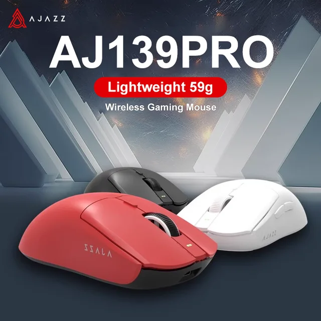 AJAZZ AJ199 MC/AJ139PRO/I309 2.4GHz Wireless Mouse Optical Mice with USB Receiver Gamer 26000DPI 6 Buttons Mouse For PC Laptop 1