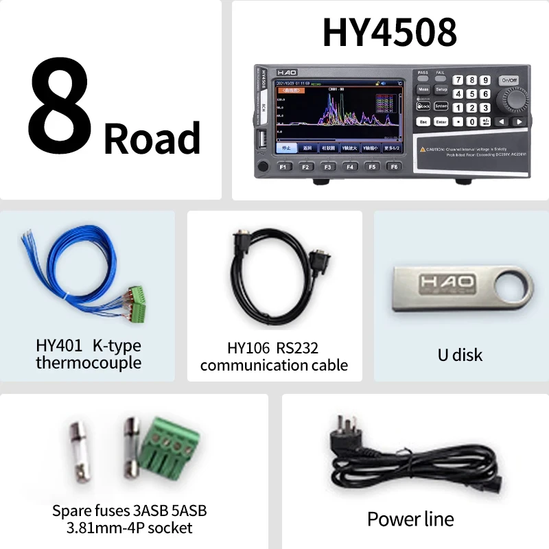 

Multi channel temperature tester, recorder, multi-channel data, temperature rise recording, inspection instrument