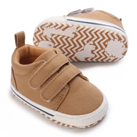 VALEN SINA 0-18Months Casual Sneakers White Baptism Shoes Boy Girl Classical Sport Soft Sole PU Leather Multi-Color First Walker 3