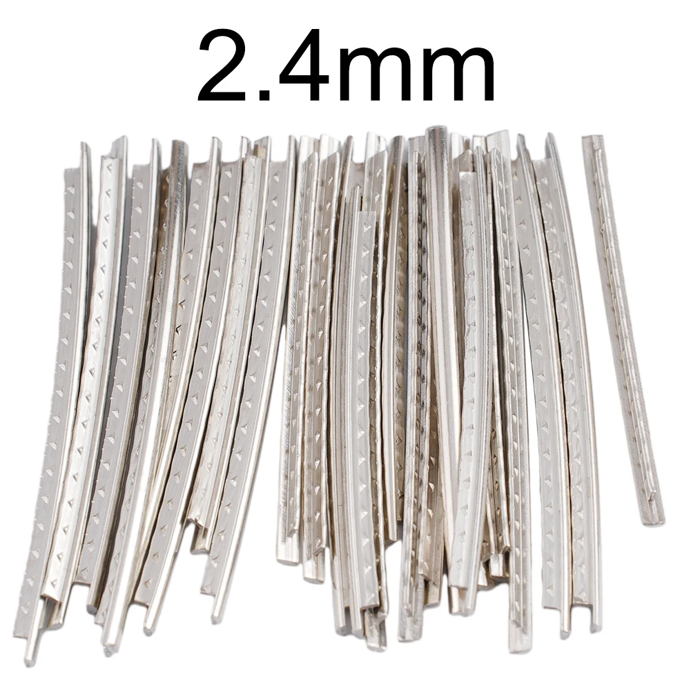 

24pcs Guitar Frets Wire Fingerboard Luthier Repair Material Silver 2.4MM 2.7mm 2.9MM Repair Material Guitar Instruments Parts