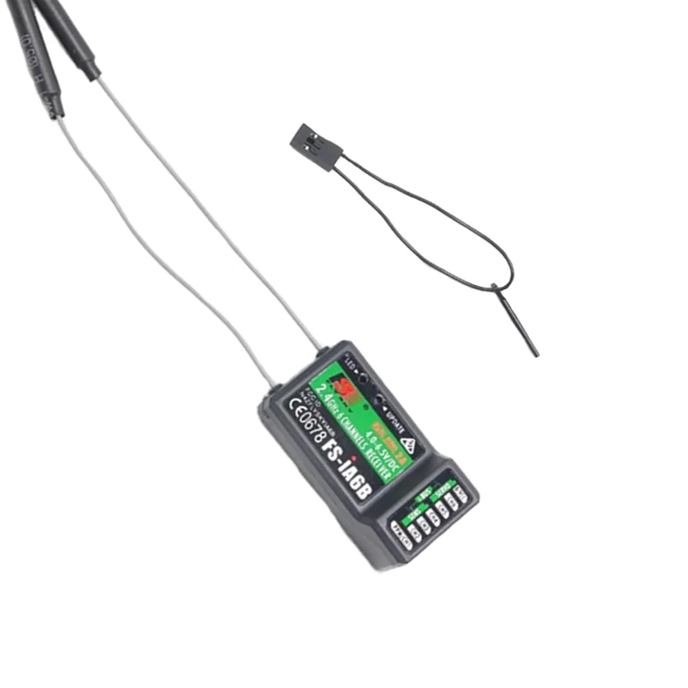 Flysky FS-IA6 FS-IA6B FS-IA10B 6Ch RC 리시버, 2.4G PPM 출력, iBus 포트 호환, Flysky i4 i6 i10 송신기