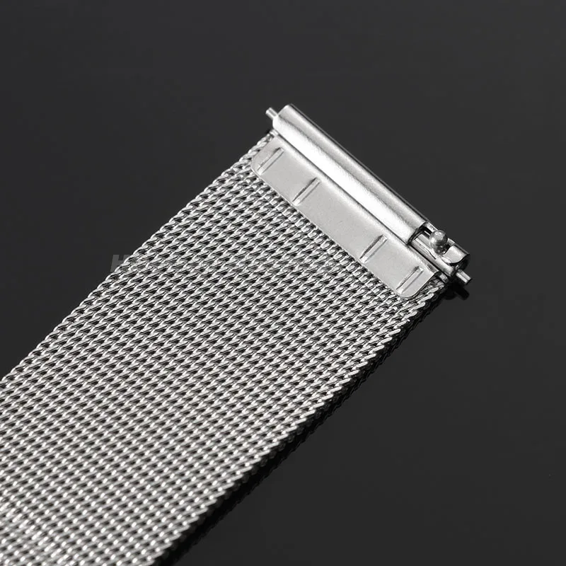 Elegant Stainless Steel Milanese Loop Mesh Watch Band with Quick Release
