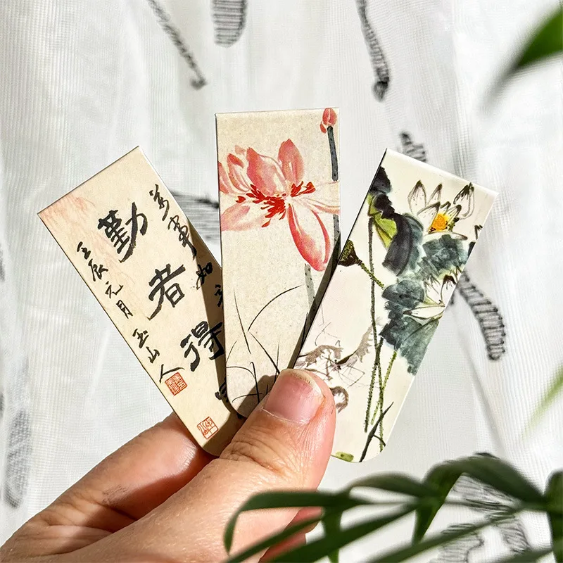 Chinese style Magnetic bookmark Reading mark 4 pcs/pack butterfly magnetic bookmarks