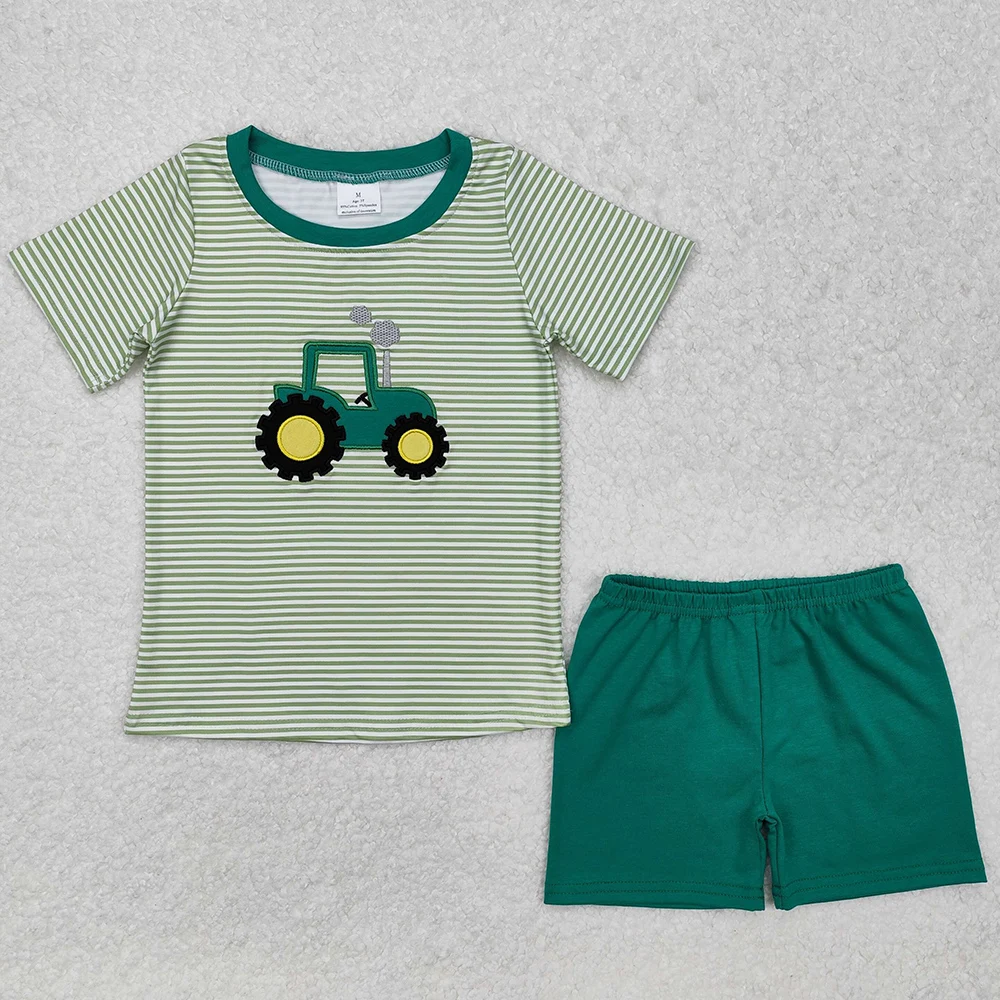 Kids Clothing Set Kids T Shirt Boys Clothing Set Kids Designer Clothes Boys Baseball Duck Embroidery Short Sleeve Shorts Sets Boutique Baby Boys Clothes