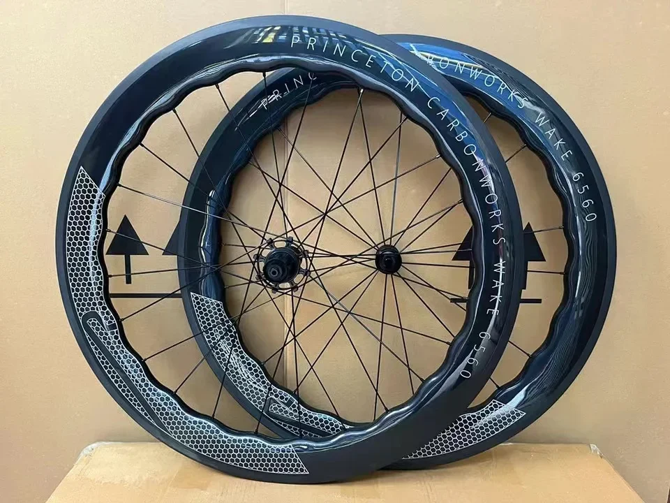 ロードバイクvブレーキホイールセット、カーボンファイバー