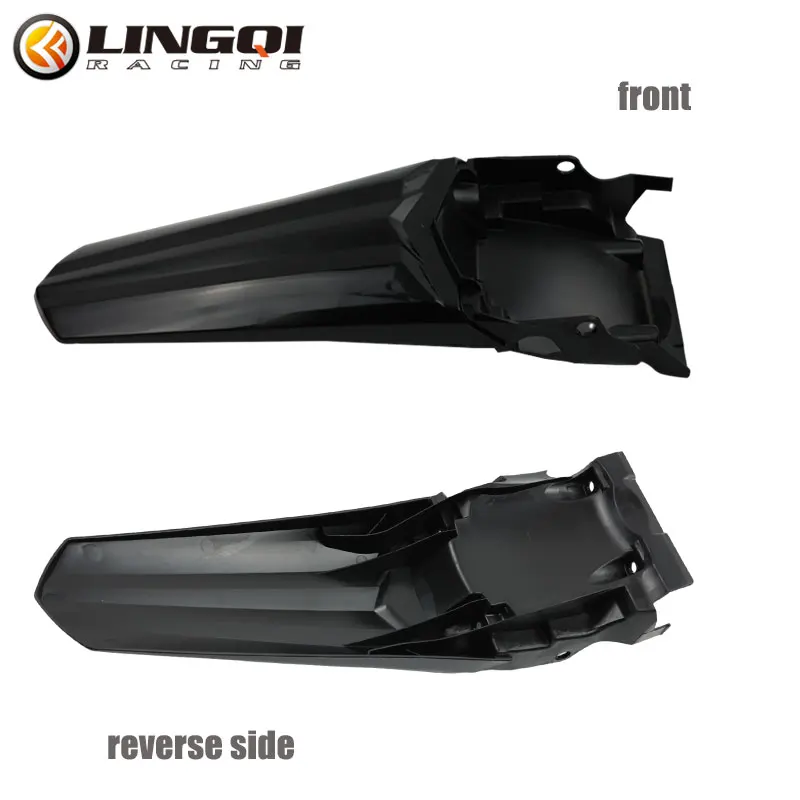 LINGQI Rear Fender Pit Dirt Bike Motorcycle Wheel Mudguard Plastic Fairing Kit for CRF 125 Body Cover Accessories