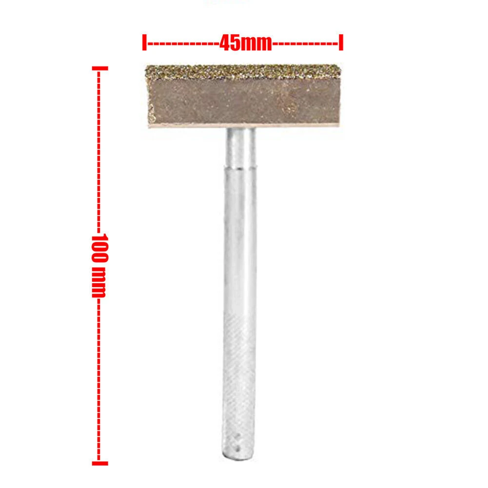 

2pcs Thickening Diamond Sintered T Type Wheel Dresser Grinding Disc Sharpening Stone Handle Head Polishing Dressing Grinder Tool