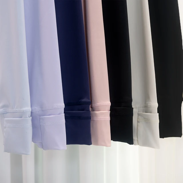 68919-45662f.jpg LULU FLORA Short silver zipper stand up collar jacket for waist slimming yoga women's outerwear, sun protection, quick drying,