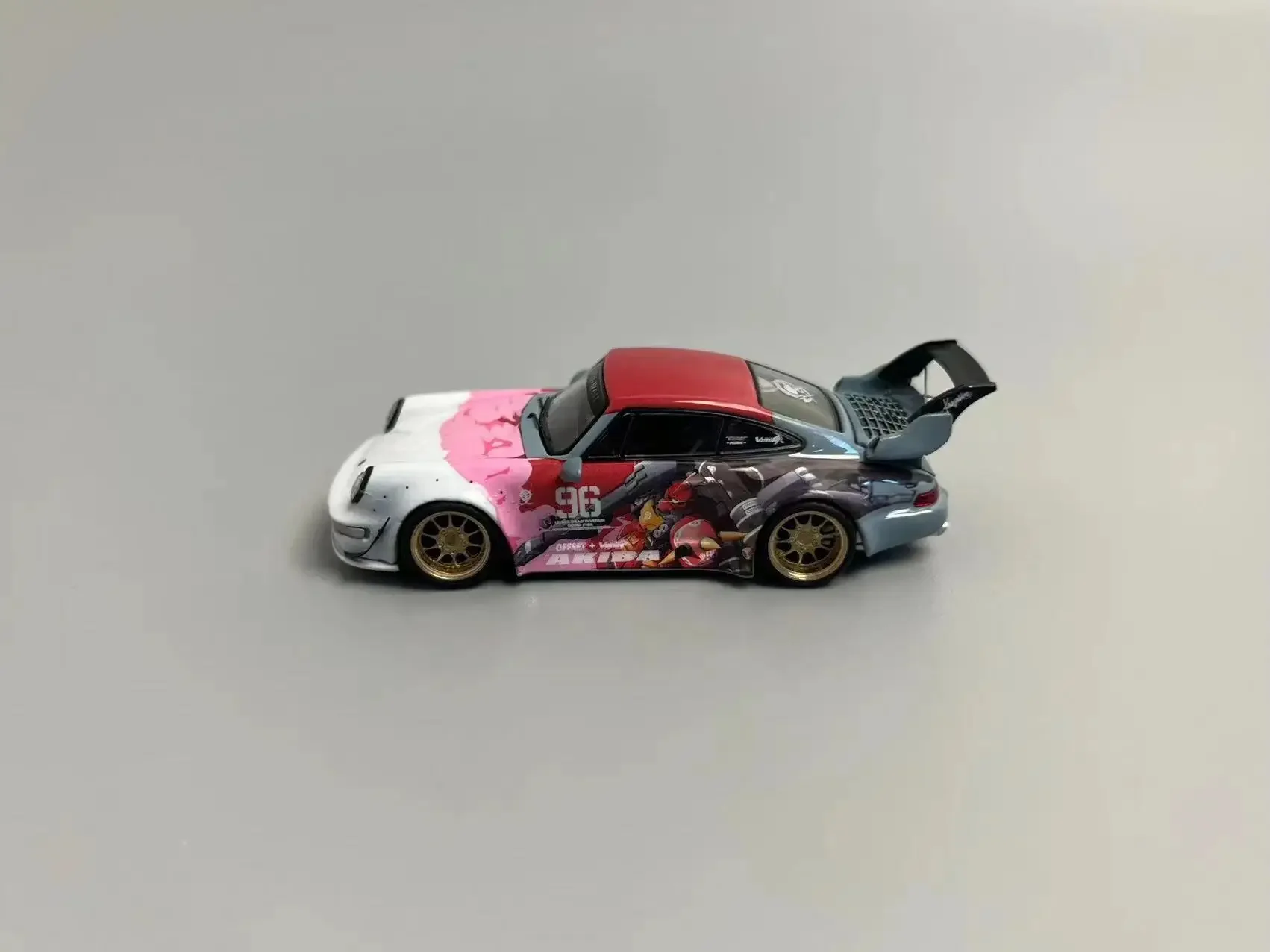 ** Предварительная заказ ** модель пламени 1:64 RWB Akiba limited499, литая модель автомобиля