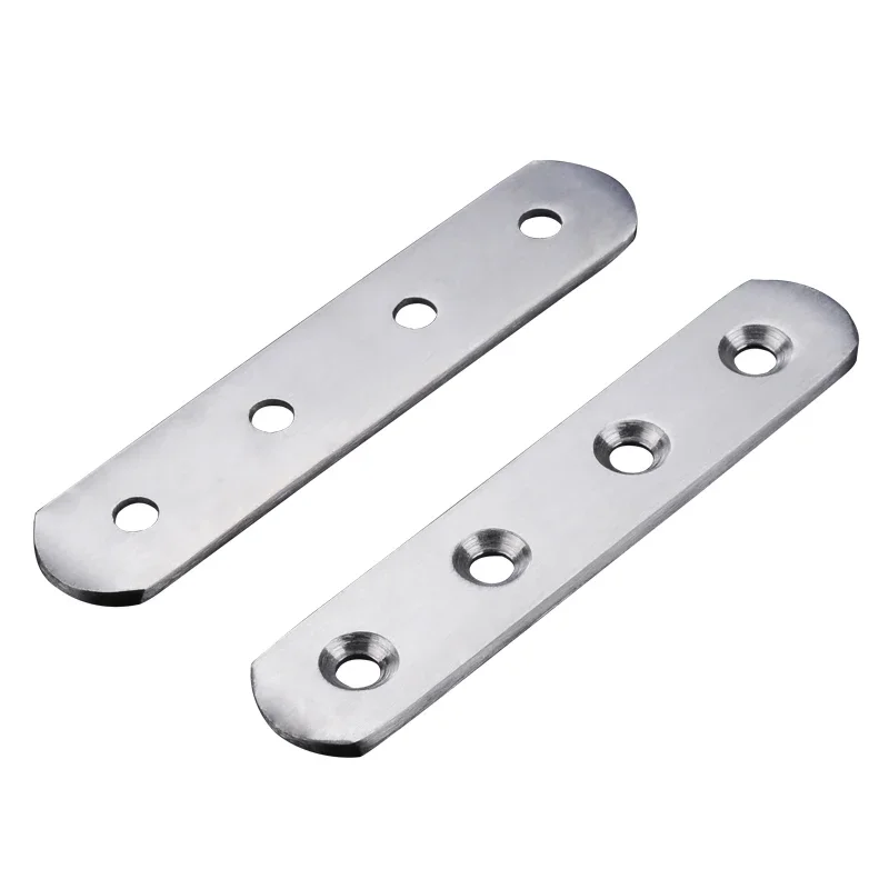 Stainless Steel Angle Bracket Angle Connector 1-2Pcs for Furniture