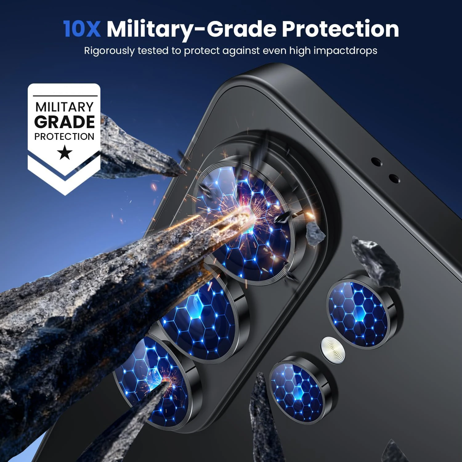 Premium Tempered Glass Camera Lens Screen Protector