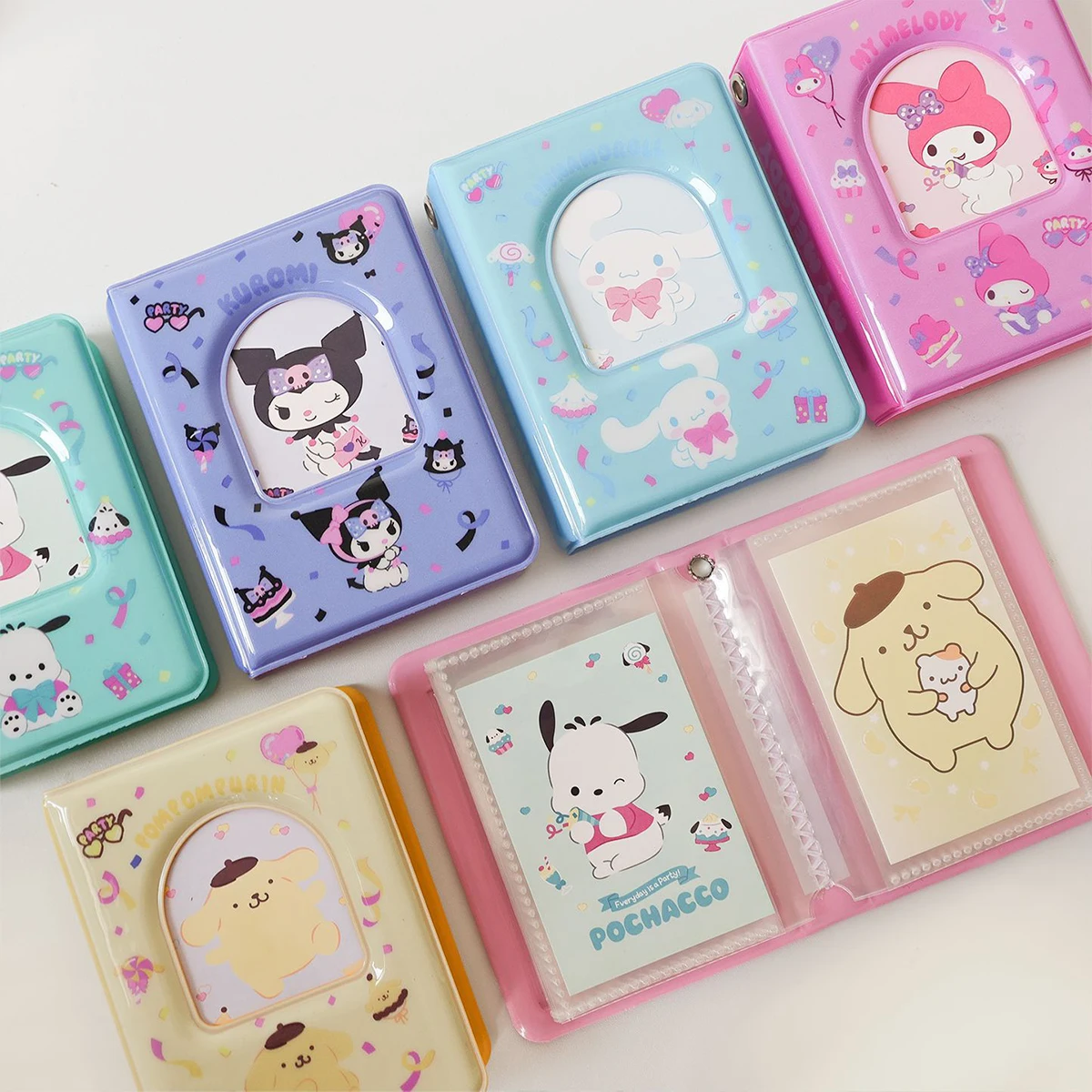 1Pcs Sanrio series card binder portable card holder book for girls birthday supplies card holder