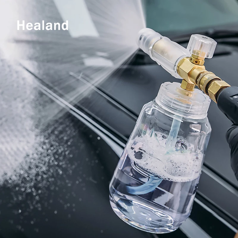 High Pressure Washer Soap Foam Snow Foam Lance G1/4 Quick Connect Lance Car Wash  Soap Bottle Car Cleaning Tool Car Accessory - AliExpress