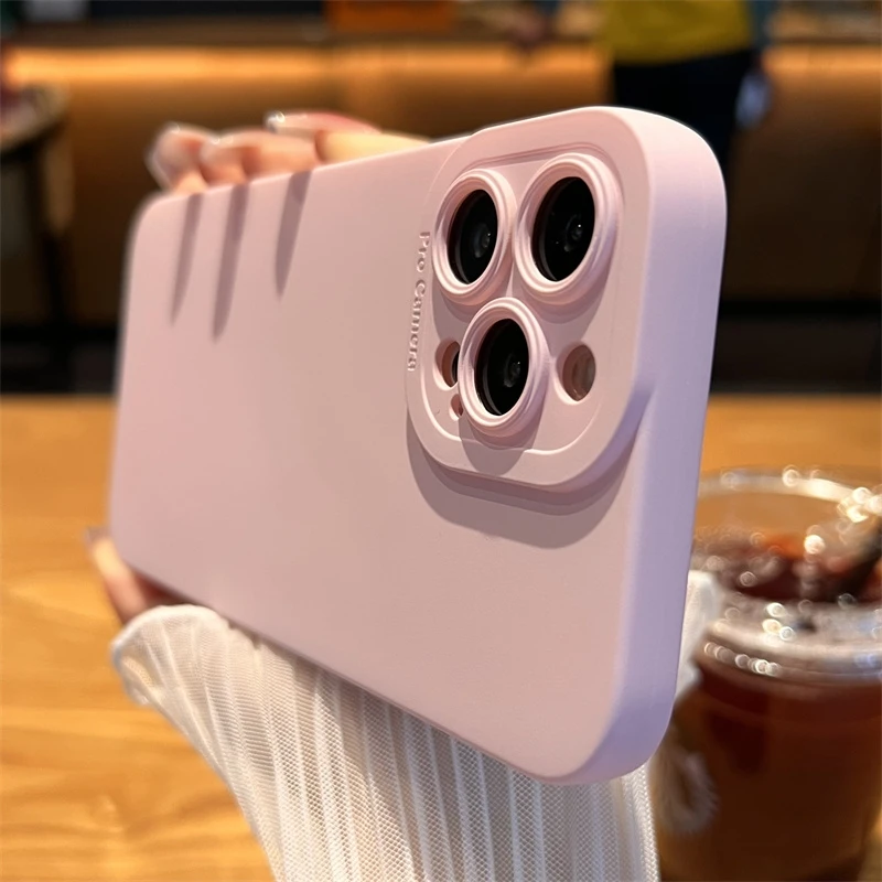 Coque de téléphone en silicone liquide de luxe pour iPhone 11 12 13 14 15 16 Pro Max X XS Max XR 7 8 Plus coque antichoc souple_voghion.com