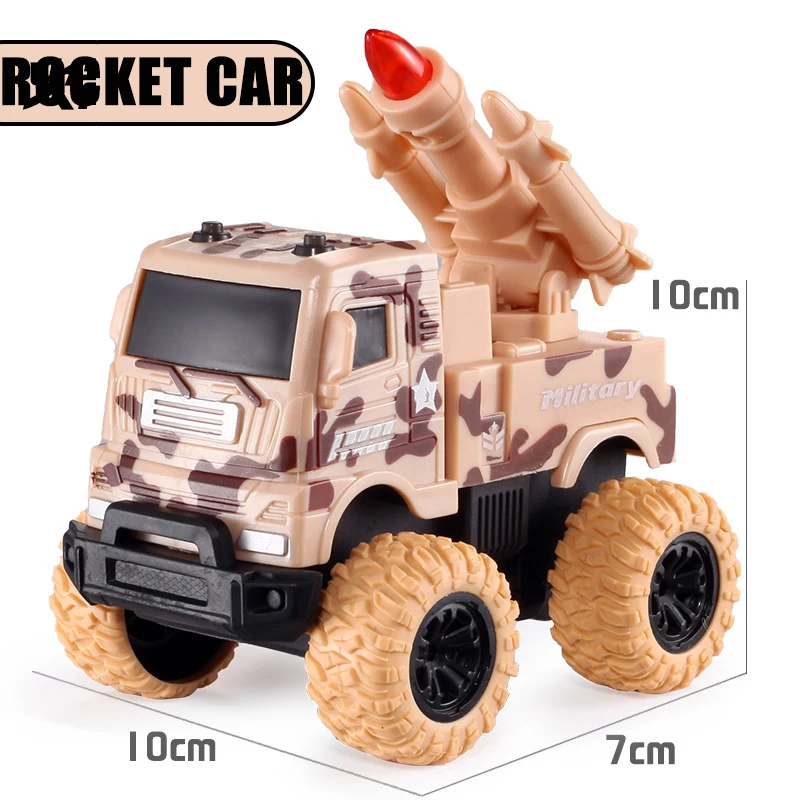 Pull Back Toy Car  Inertial Rotation Car Four-wheel Drive Off-road Vehicle SUV Racing Power Car Children's Toy CarGift