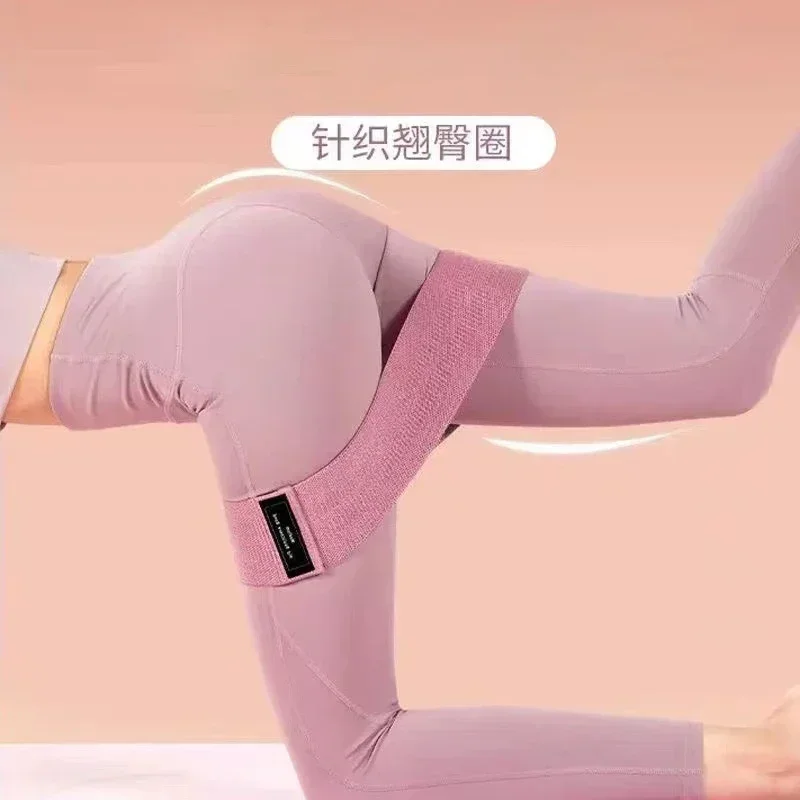 

Эластичная тренировочная лента для упражнений на бедрах