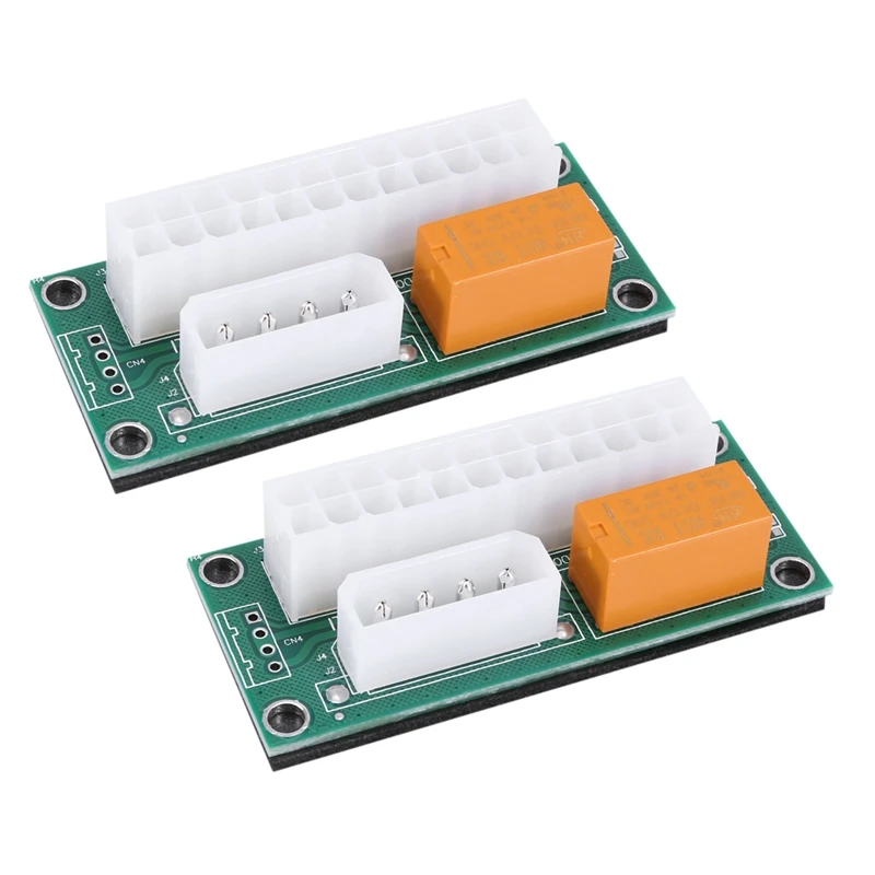 

10 упаковок двойной блок питания, несколько адаптеров питания, Add2psu ATX 24 Pin To Molex 4-контактный разъем для майнера BTC