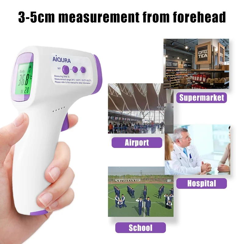 Forehead Digital Thermometer Non-Contact Infrared Medical Thermometer for Baby Adults Body Temperature Fever digital thermometer