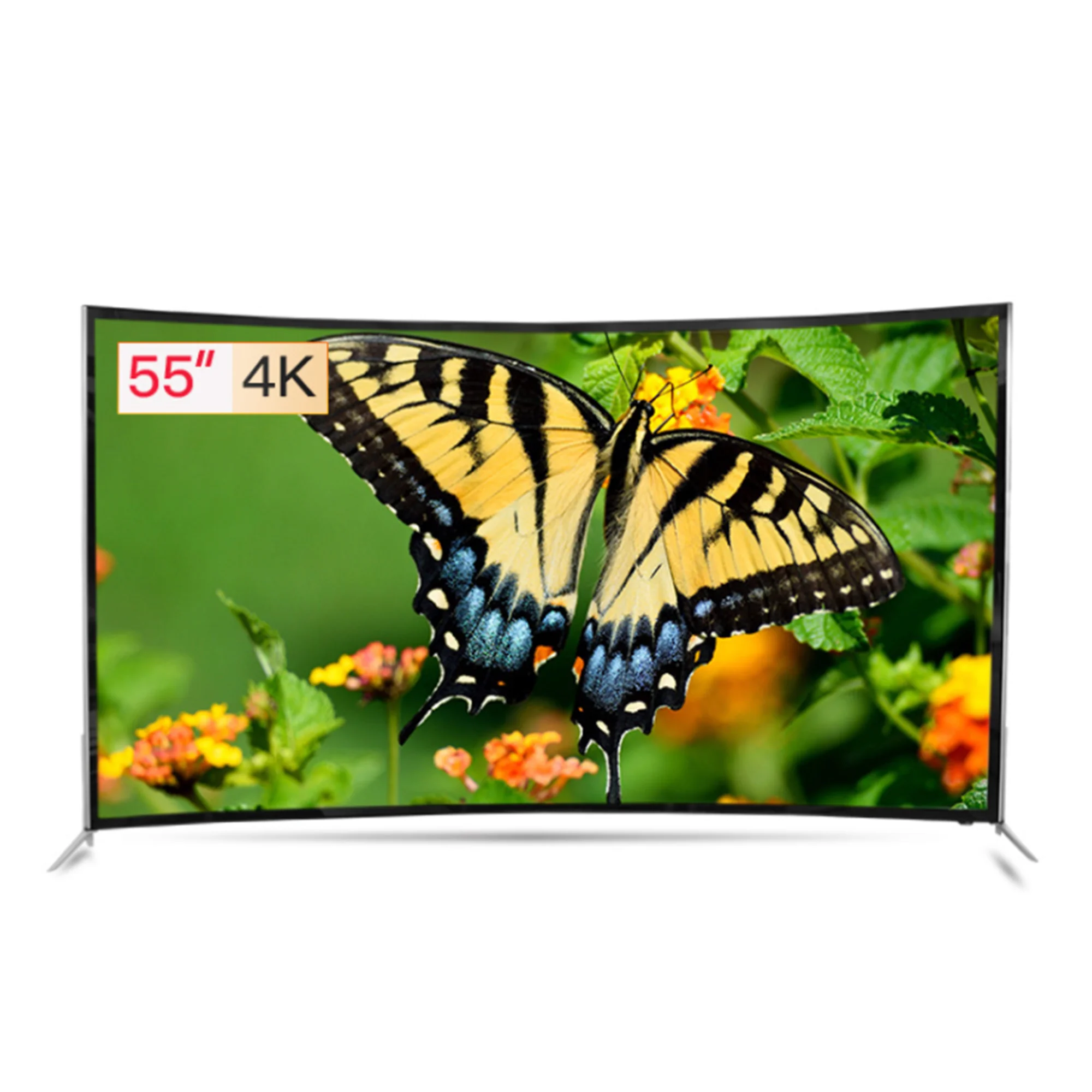 Vendita Calda Da 50 Pollici Nuovo Prodotto Tv Led Tv 4K Smart Tv Schermo Curvo Da 65 Pollici