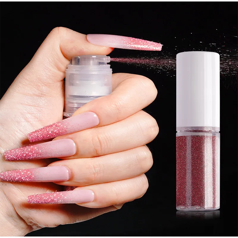 Description Picture 2 of itemOmbre Spray Powder Nail Art 10g Ombre Spray For Nail Create A Few Seconds To Achieve A Gradient Effect Pigment Paillette Glitter