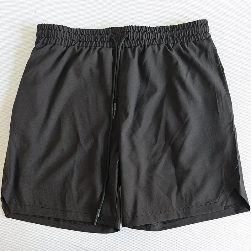 DK-887Men's shorts single woven quick dry solid color running fitness sports casual American fifth pants 3