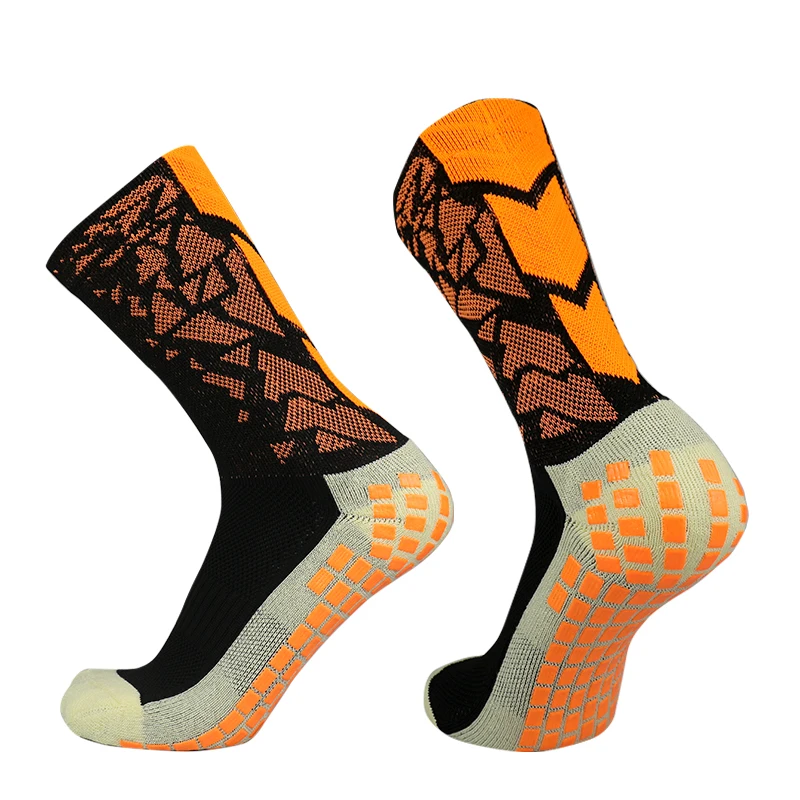 Breathable Outdoor Sports New Sweat-Wicking Soccer Socks Camo Competition Training Non slip Silicone Football Socks