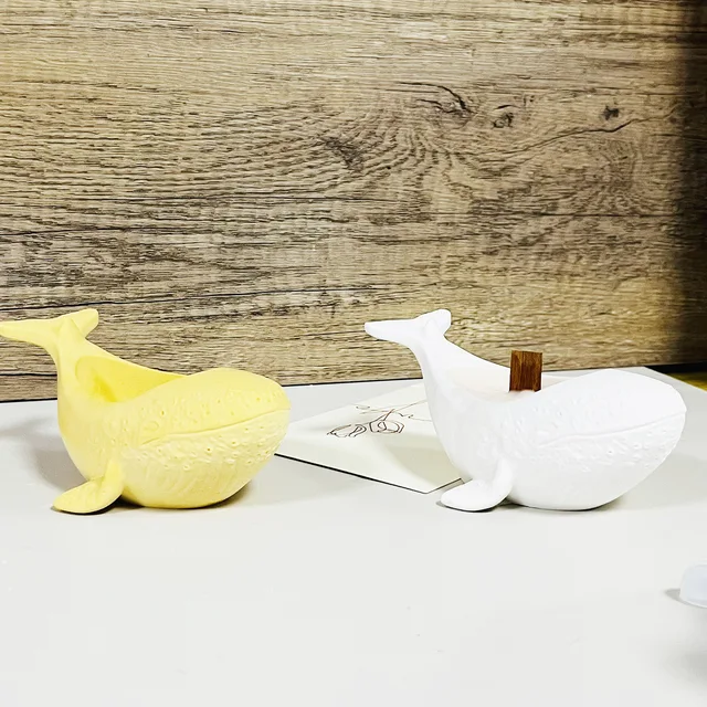 Whale Contaner Candle Slcone Mold-whale Flower Pot Mold-succulent...