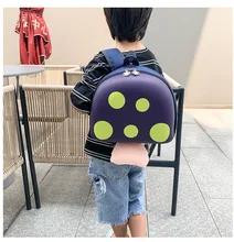 

Baby Backpack Cute Cartoon Mushroom Shape Light Large Capacity Waterproof Hard Shell Bag Kids Outdoor Travel Bag New Hot Sale